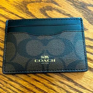 Coach card and ID holder